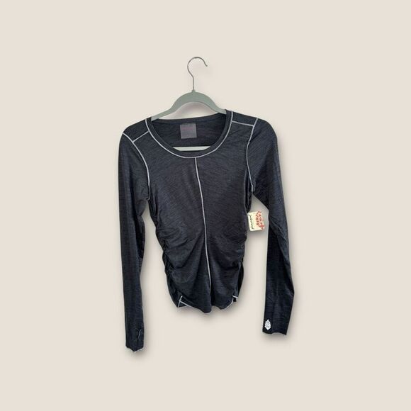 Free People Movement x Hatch Right On Run Layer Black Size XS NWT - Picture 3 of 9